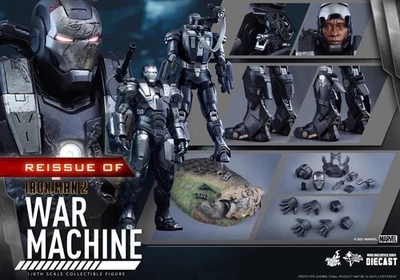 Iron Man 2 Die-Cast War Machine Action Figure  New Hot Toys (1/6 Scale) In Stock - Image 1 of 4