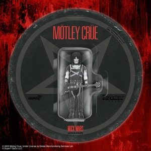 Mötley Crüe Reaction Wave 2 Mick Mars "Shout at the Devil" B&W Figure Super7 - Picture 1 of 4