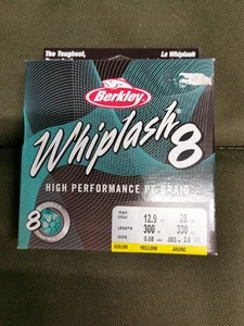 Berkeley Whiplash 8 High Performance PE Braid.... 28LB breaking strain - Picture 1 of 2