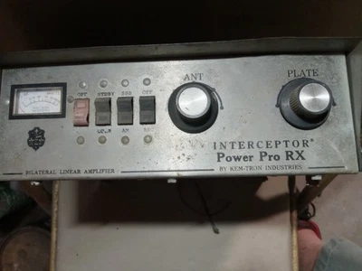 Kem Tron Interceptor Linear Amplifier Tube Ham Amateur Radio HF AM SSB - Image 1 of 4