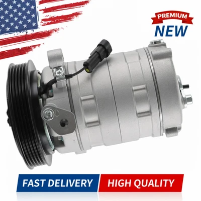 NEW AC Compressor & Clutch For 1999-2002 Saturn SC1 SC2 SL SL1 SL2 SW1 SW2 - Image 1 of 4
