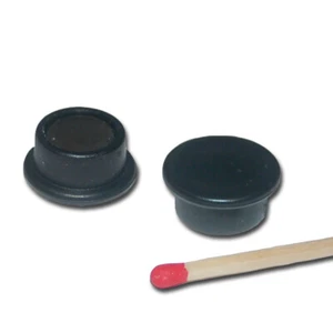 20 starke NEODYM Pinnwand Magnete D18x8 mm Schwarz Kühlschrank Tafel Schule - Bild 1 von 2