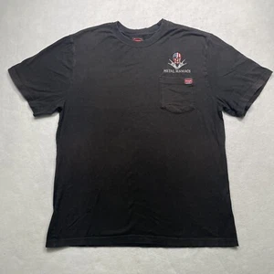 Wrangler Workwear Metal Maniacs Pocket T-Shirt Black Sz. XL - Picture 1 of 5