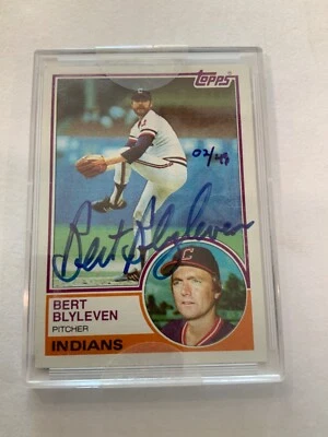 2004 TOPPS ORIGINALS SIGNATURE BERT BLYLEVEN Certified (SP)Auto 02/49 ⚾️⚾️♨️♨️♨️ - Image 1 of 4