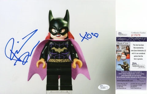 Rosario Dawson Signed 8x10 Photo w/ JSA COA #P17679 Lego Batman Batgirl Cover