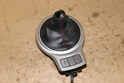Bota Subaru BRZ Scion FR-S 2016 con ajuste de palanca de cambios OEM cuero rojo cosido MT Foto 1 de 4