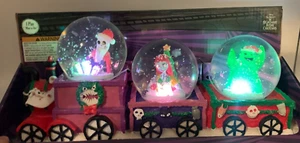 Nuovo 2024 TRENO Nightmare Before Christmas globo neve/acqua Natale - Foto 1 di 14