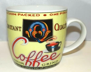 KONSTANTE QUALITÄT Kaffeebecher Teetasse Vintage Label Murray Brothers Casa Elite - Bild 1 von 7