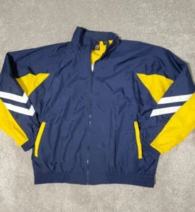 Vintage USA Olympics Jacket Adult Size Large JCPenney Windbreaker 90's Navy Blue - Picture 1 of 6