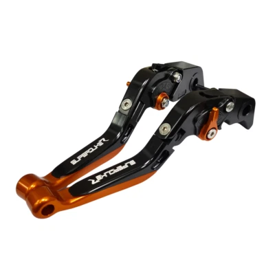 KTM 1290 Superduke R 2014-2025 | Juego de palancas de freno de embrague ajustables negro/naranja - Imagen 1 de 4