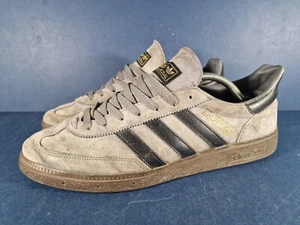Scarpe da ginnastica grigio nero ADIDAS Handball Sonder 3 strisce scamosciate - Taglia UK: 11 - Foto 1 di 7