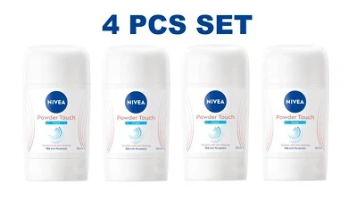 4 pcs set Nivea Powder Touch Fresh 72h Antiperspirant stick for women, 50 ml - Image 1 of 4