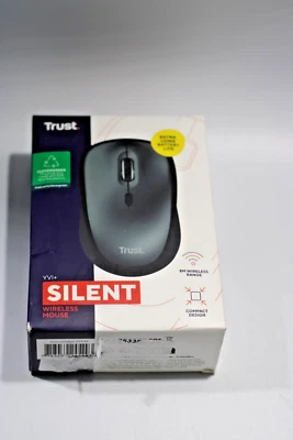 Trust Yvi+ Silent Wireless Mouse - 24549 New and sealed.  Box Damage - Image 1 of 3