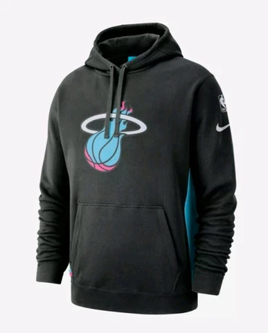 Nike NBA Miami Heat Vice City Edition Hoodie Sweater Size Medium AJ2861 011 New Cover