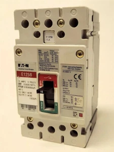 Brand New EGB3015FFG 3 Pole 15 AMP Type E125B Circuit Breaker - Picture 1 of 5