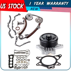 ✔Timing Chain Kit Water Pump Head Gasket For 03-08 Toyota Matrix - Foto 1 di 14