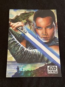 2018 Topps Star Wars Galaxy Legends C-4 Rey
