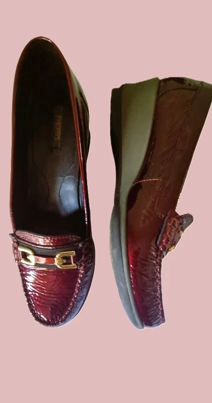 Mocassins Bordeaux Vernis - Geox T39.5 - Photo 1/4