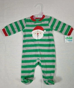 Child of Mine by Carter's Babies Infants Fleece Sleep 'N Play Sleeper 0-3 Months - Picture 1 of 6