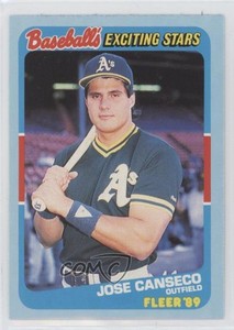 1989 Fleer Baseball's Exciting Stars Box Set Jose Canseco #3
