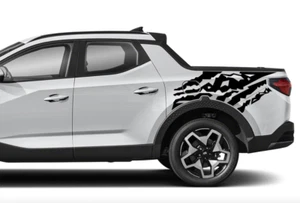 2 PCS Graphic Vinyl Stripe Car Sticker For Hyundai Santa Cruz Trunk Side Decals - Bild 1 von 5
