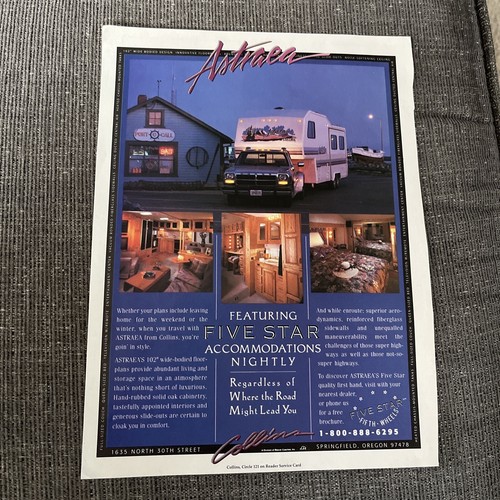 Astraea Fifth Wheel Camper Collins RV Ad | eBay
