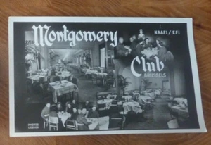 Postkarte N A A F I E F I Montgomery Club Brüssel L'essor RP Esszimmer - Bild 1 von 2