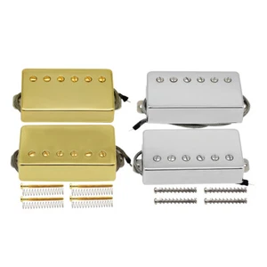 Fleer Alnico 5 Humbucker SG LP Gitarren-Pickup Hals/Steg-Pickup Chrom-Abdeckung - Bild 1 von 31