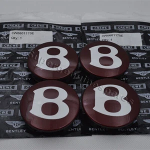 For Genuine Bentley Continental GT Flying Spur Wheel Center Cap Kit 3W0601170E - Picture 1 of 4
