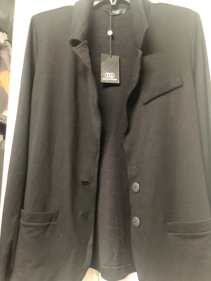 Blazer negro tejido colección Tart para mujer talla mediana Foto 1 de 4