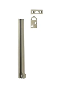 6 inch Satin Brush Nickel SURFACE BOLT Slide Bolt Latch SOLID BRASS SB6-619 US15 - Picture 1 of 2