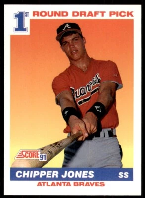 1991 Score #671 Chipper Jones RC - Image 1 of 2