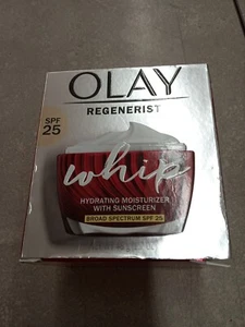 Olay Regenerist Whip Hydrating Moisturizer with Sunscreen SPF 25- 1.7 OZ NEW - Picture 1 of 5