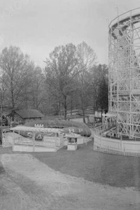 Glen Echo Caterpillar Ride In Action Professional Photo Lab Reprint - Picture 1 of 1