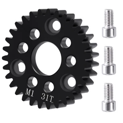 Steel 40CRO 1M Spur Gear 30T-50T For TRAXXAS HPI ARRMA RC Car Upgrade Gear Part - Image 1 of 4
