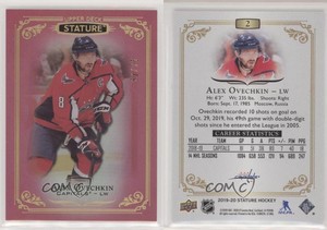2019-20 Upper Deck Stature Red /75 Alex Ovechkin #2