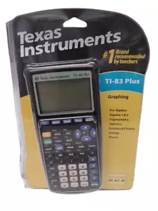 TEXAS INSTRUMENTS TI-83 Plus Nuovissimo + Software TI-Graph + Cavo di trasferimento - Foto 1 di 3