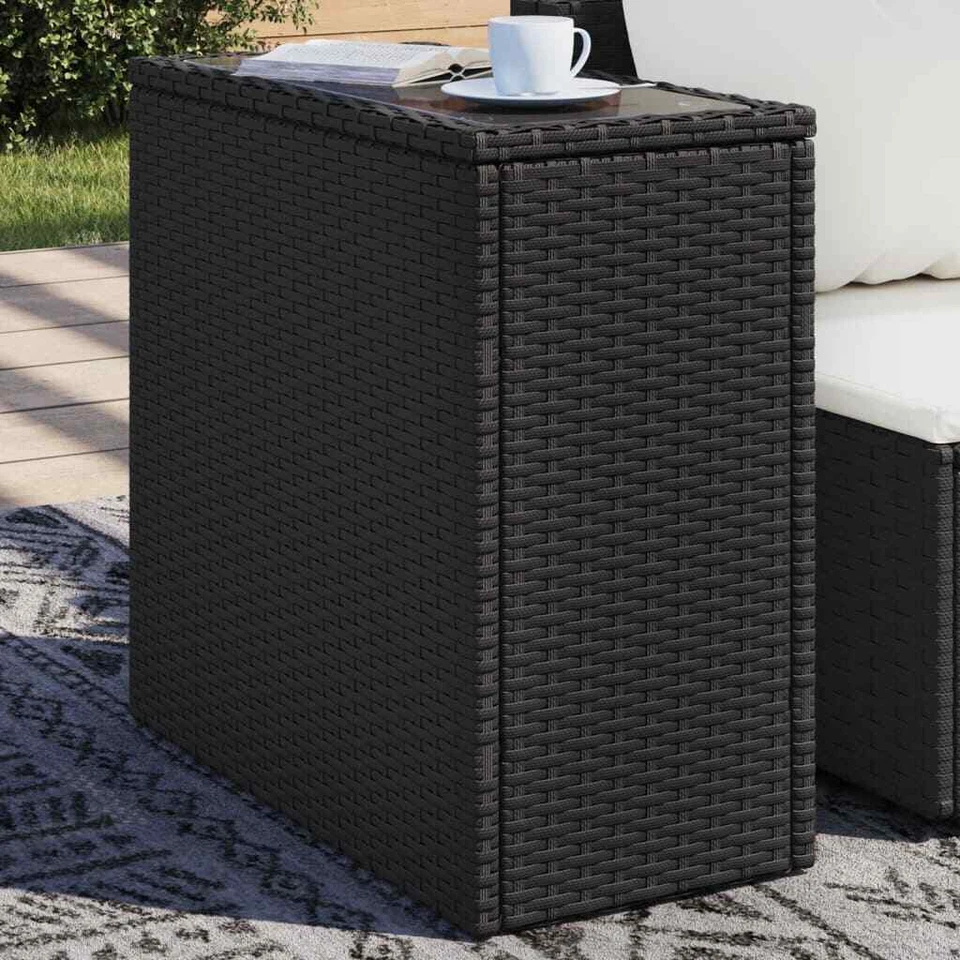 Gartentisch Beistelltisch Gartenmöbel Kaffeetisch Couchtisch Poly Rattan vidaXL