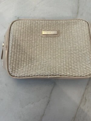 Versace Parfume Rose Gold Makeup Bag Cosmetic Toiletry Travel Pouch Zip Case - Image 1 of 4