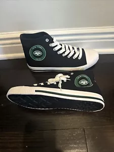 Foco New York Jets NFL Men's High Top Canvas SNEAKERS Size: 10 New - Picture 1 of 10