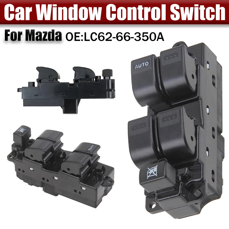 Interruptor de control de ventana maestra de auto ABS LC62-66-350A para Mazda MPV 2001-2006 Foto 1 de 4
