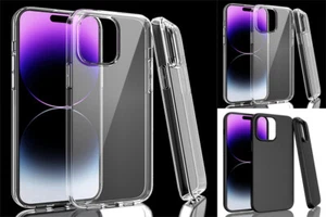 for iPhone 14 Pro / iPhone 14 Pro Max Lightweight Thin TPU Case Cover+Prytool - Picture 1 of 8