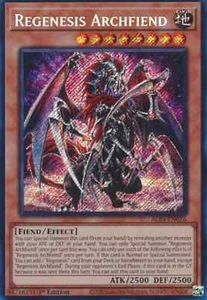Yugioh NM Regenesis Archfiend - ALIN-EN016 - Secret Rare 1st Edition - Bild 1 von 1