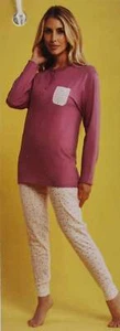 PIGIAMA DONNA FLOREALE in COTONE PRIMAVERILE - Picture 1 of 23