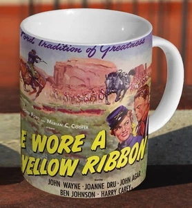 She Wore A Yellow Band Vintage Western Film - Keramik Tee/Kaffee - Becher Tasse - Bild 1 von 1