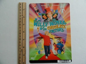 WILLY WONKA & THE CHOCOLATE FACTORY - TARJETA DE RESPALDO DE GRAN ÉXITO 5"X8" SIN PELÍCULA - Imagen 1 de 3