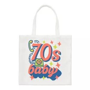 70s Bambino Regolare Borsa Grande 1970 Compleanno Brother Sister Rétro Migliore - Bild 1 von 1