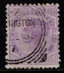 New Zealand 1882 1888 1900 Queen Victoria 2d Two Pence perf 12 x 11½ SG196 Used - Bild 1 von 1
