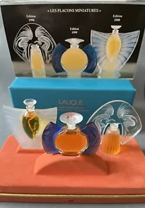 LALIQUE Ultimate Collection Les Introuvables 1998-2000 Miniature Perfume Set NEW - Picture 1 of 4