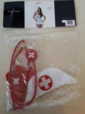 Leg Avenue Enfermera Betty Kit de Accesorios Erótico Vestido Elegante Juego de Rol Accesorios Foto 1 de 2